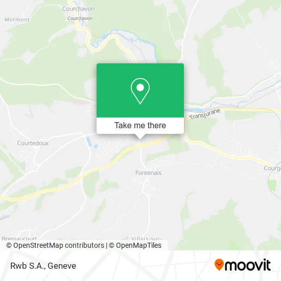 Rwb S.A. map
