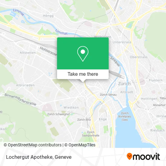 Lochergut Apotheke map