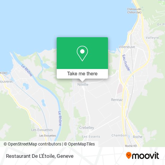 Restaurant De L'Étoile map