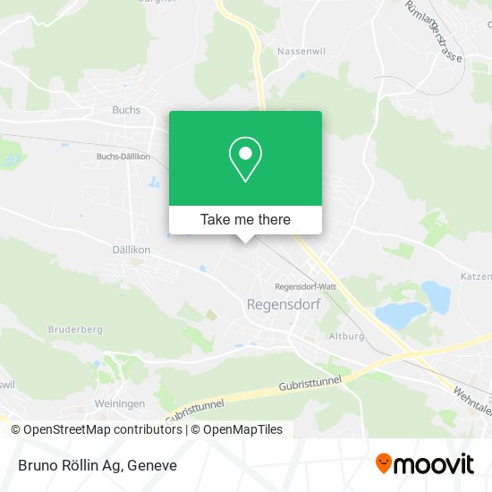 Bruno Röllin Ag map
