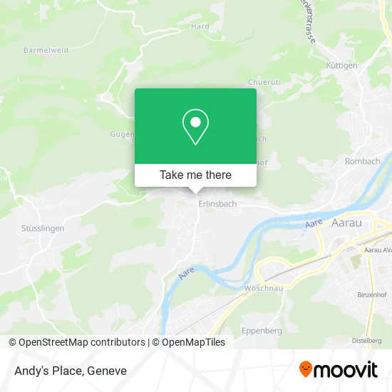 Andy's Place map