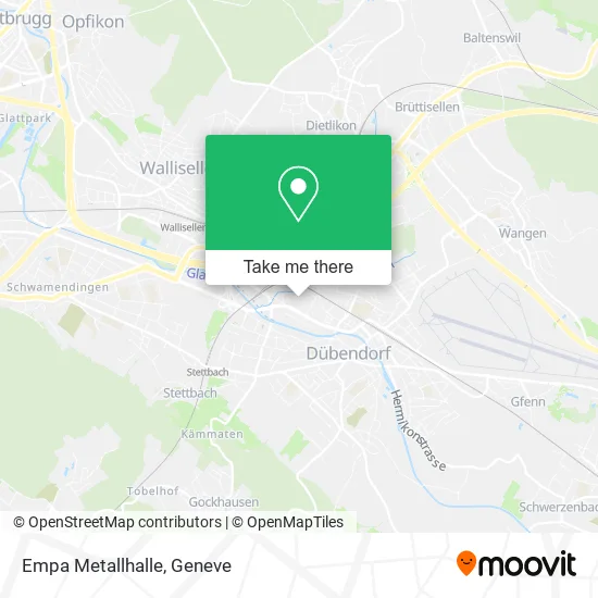 Empa Metallhalle map