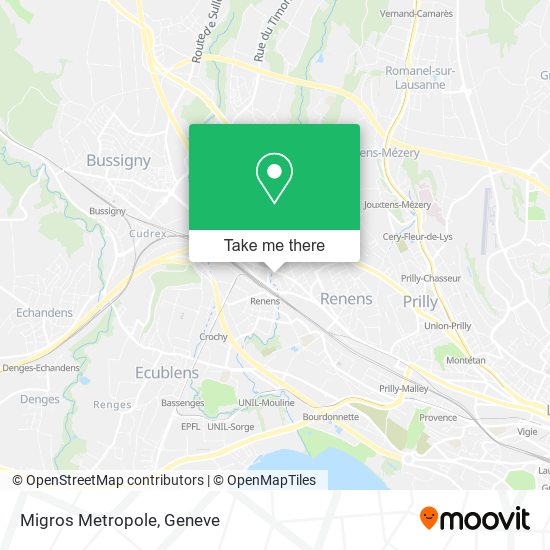 Migros Metropole map