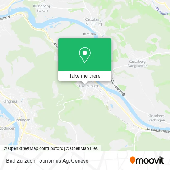 Bad Zurzach Tourismus Ag map