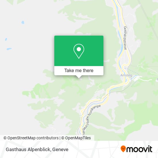 Gasthaus Alpenblick map