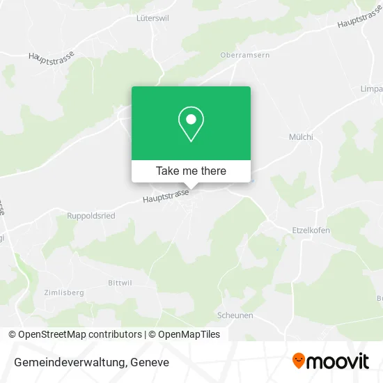 Gemeindeverwaltung map