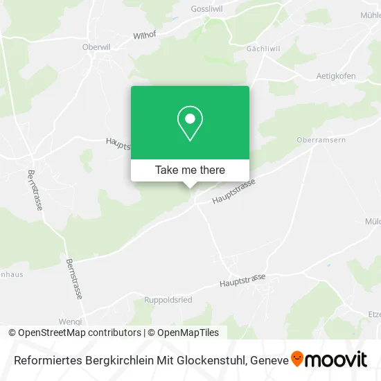 Reformiertes Bergkirchlein Mit Glockenstuhl map