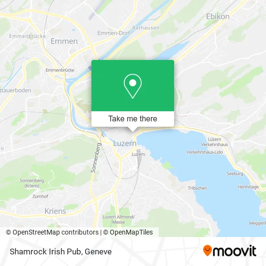 Shamrock Irish Pub map