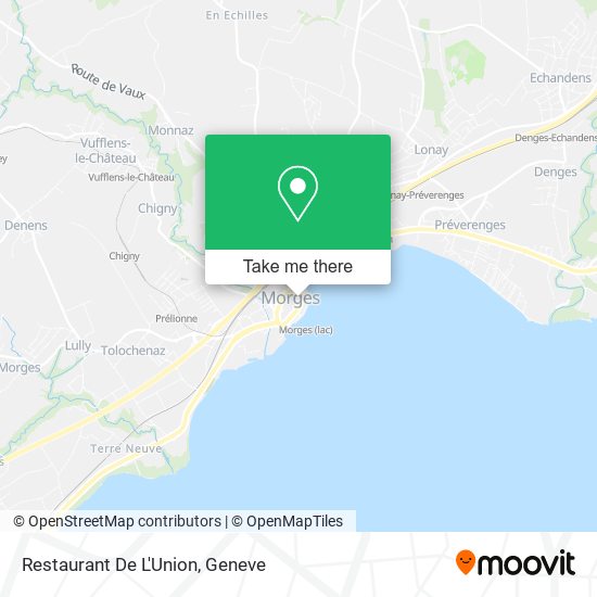 Restaurant De L'Union map