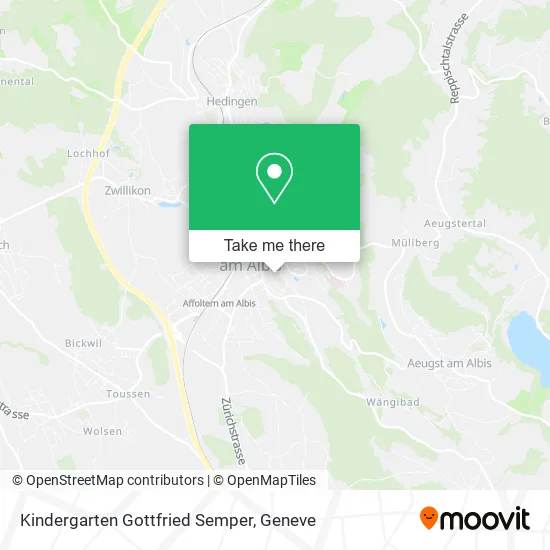 Kindergarten Gottfried Semper map