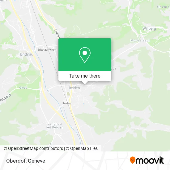 Oberdof map