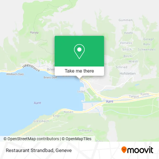 Restaurant Strandbad map