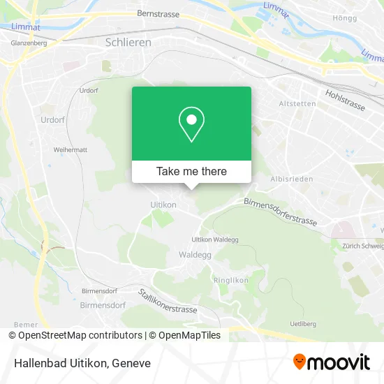 Hallenbad Uitikon map