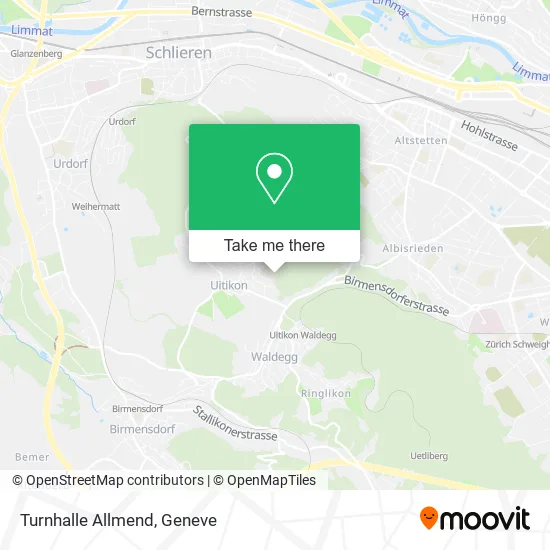 Turnhalle Allmend map