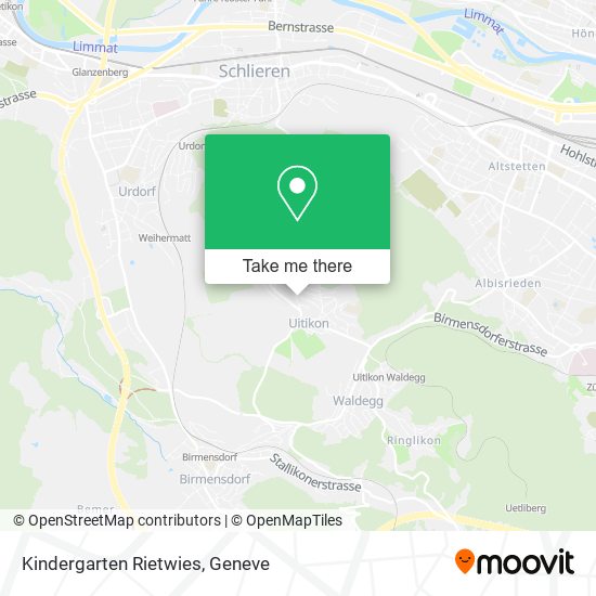Kindergarten Rietwies map