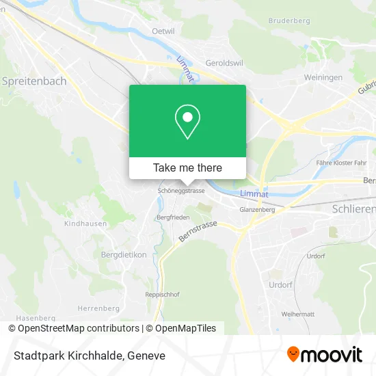 Stadtpark Kirchhalde map