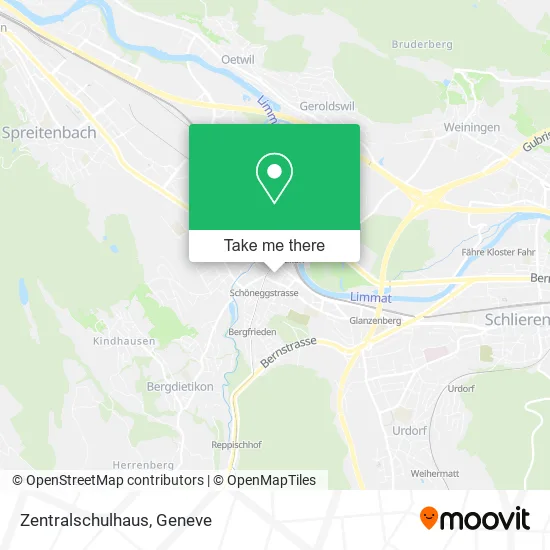 Zentralschulhaus map