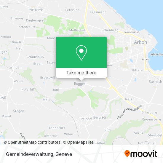 Gemeindeverwaltung map