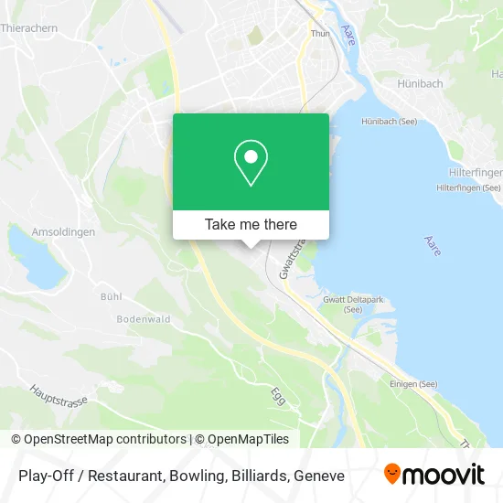 Play-Off / Restaurant, Bowling, Billiards map