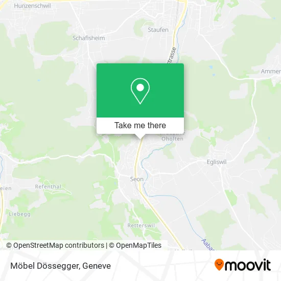 Möbel Dössegger map