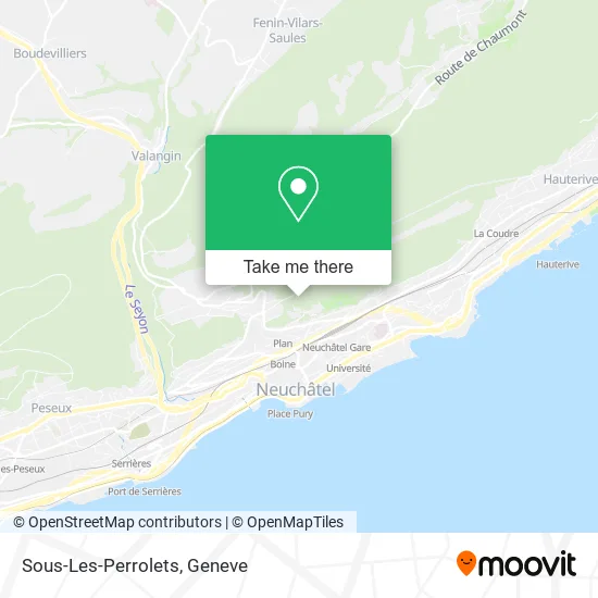 Sous-Les-Perrolets map