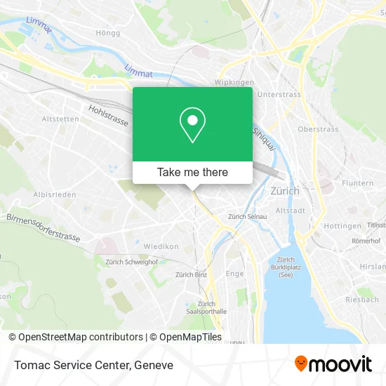 Tomac Service Center map