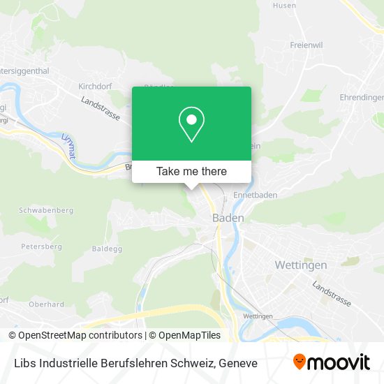 Libs Industrielle Berufslehren Schweiz map