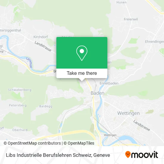 Libs Industrielle Berufslehren Schweiz map