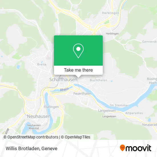 Willis Brotladen map