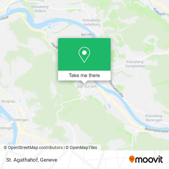 St. Agathahof map