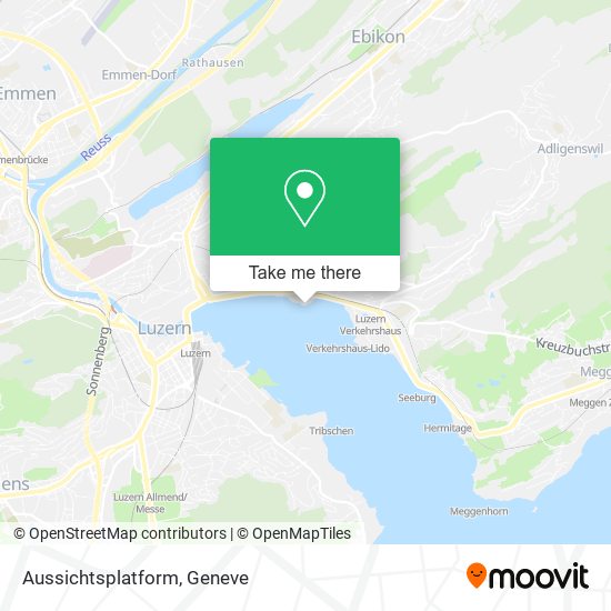 Aussichtsplatform map