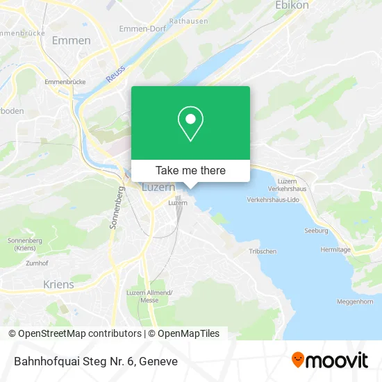 Bahnhofquai Steg Nr. 6 map