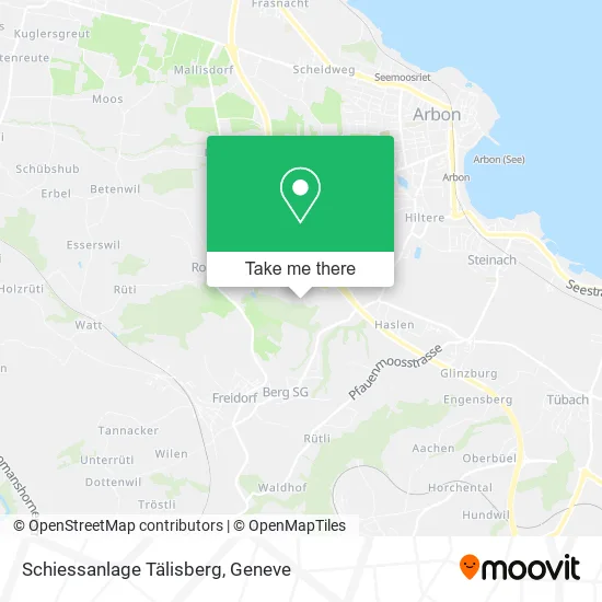 Schiessanlage Tälisberg map