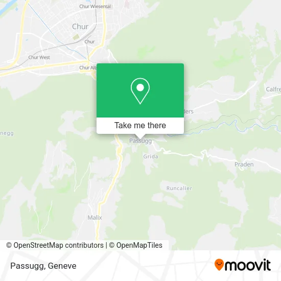 Passugg map