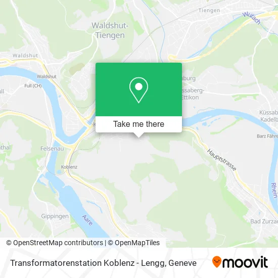 Transformatorenstation Koblenz - Lengg map