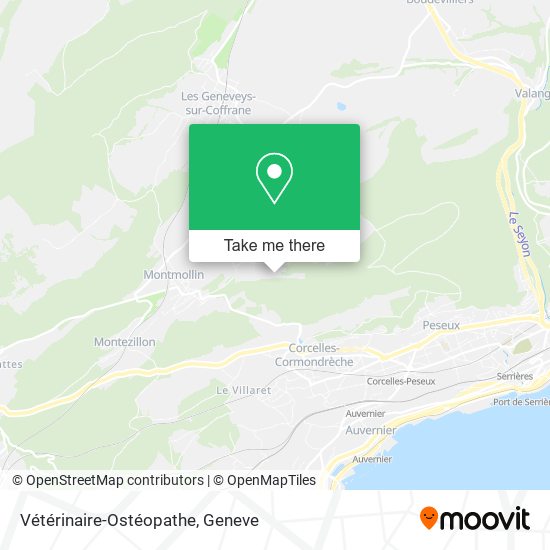 Vétérinaire-Ostéopathe map