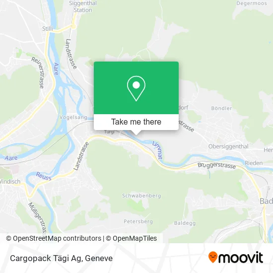 Cargopack Tägi Ag map