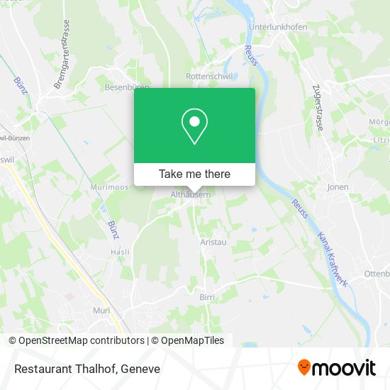 Restaurant Thalhof map