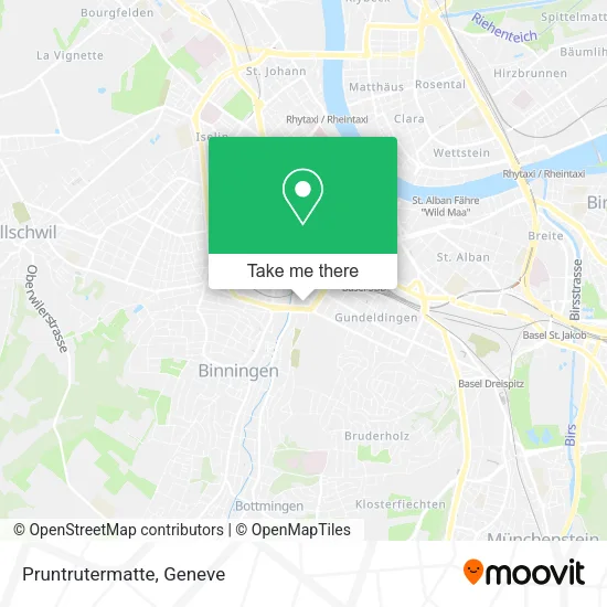 Pruntrutermatte map