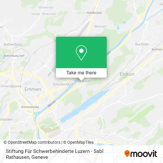 Stiftung Für Schwerbehinderte Luzern - Ssbl Rathausen map