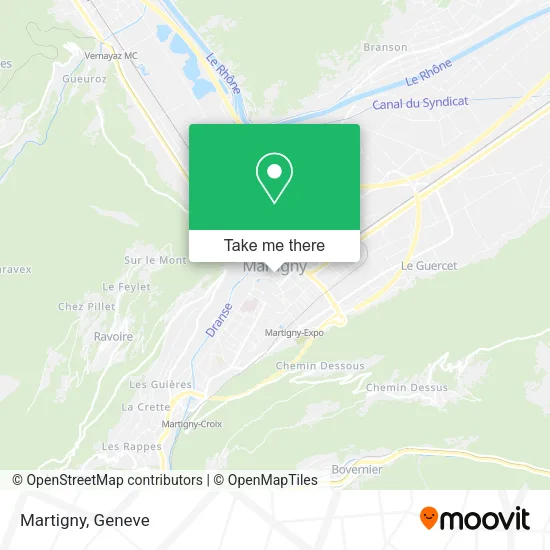 Martigny map