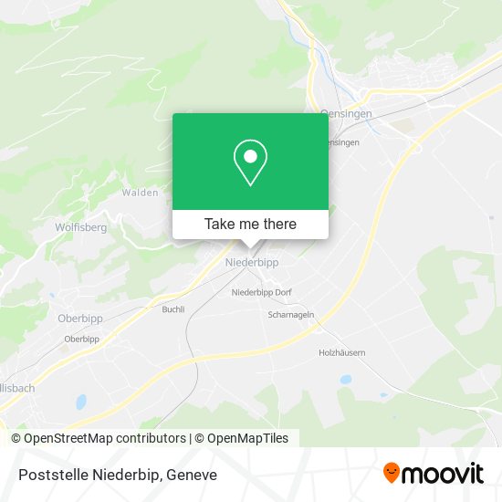 Poststelle Niederbip map
