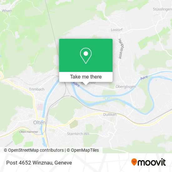 Post 4652 Winznau map