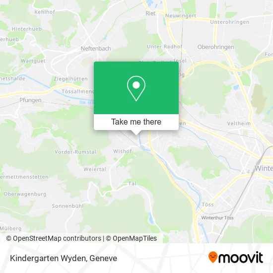 Kindergarten Wyden map