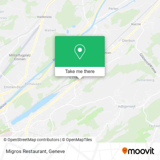 Migros Restaurant map