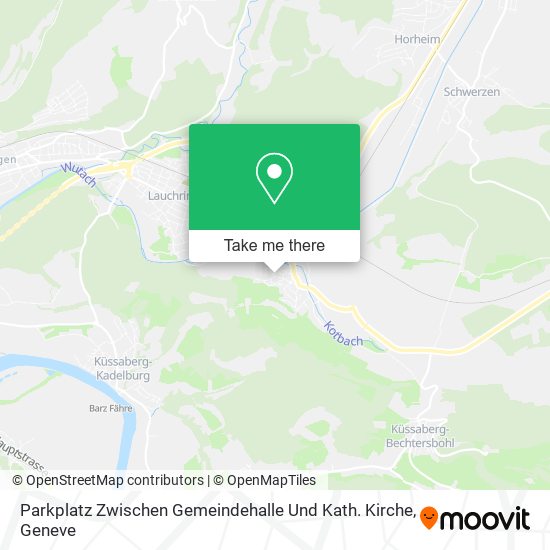 Parkplatz Zwischen Gemeindehalle Und Kath. Kirche map