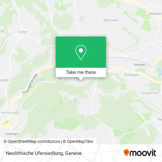 Neolithische Ufersiedlung map