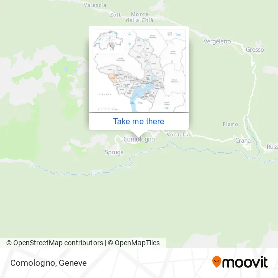 Comologno map
