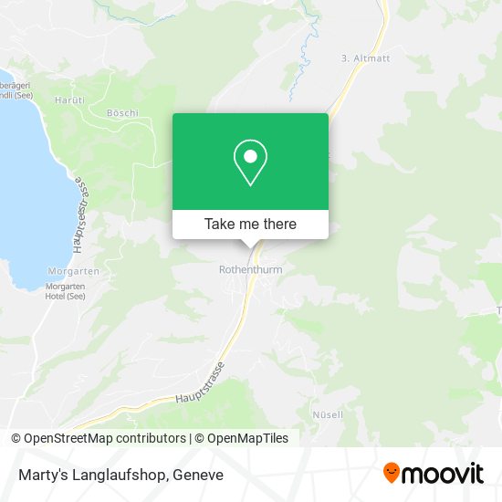 Marty's Langlaufshop map