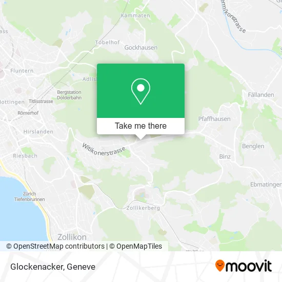 Glockenacker map
